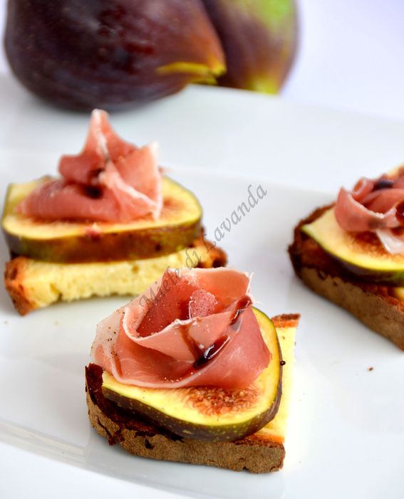 Fioroni con pane e prosciutto