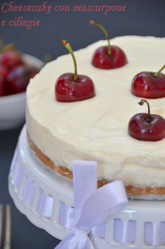 cheesecake mascarpone e ciliegie