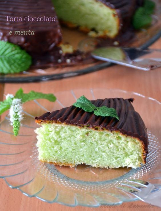 Torta cioccolato e menta