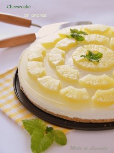 cheesecake all' ananas