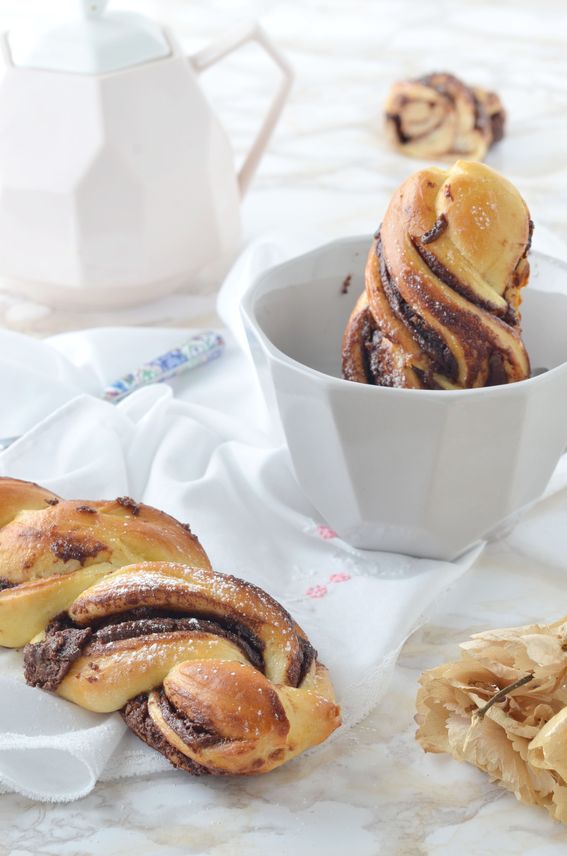 Brioche angelica con nutella