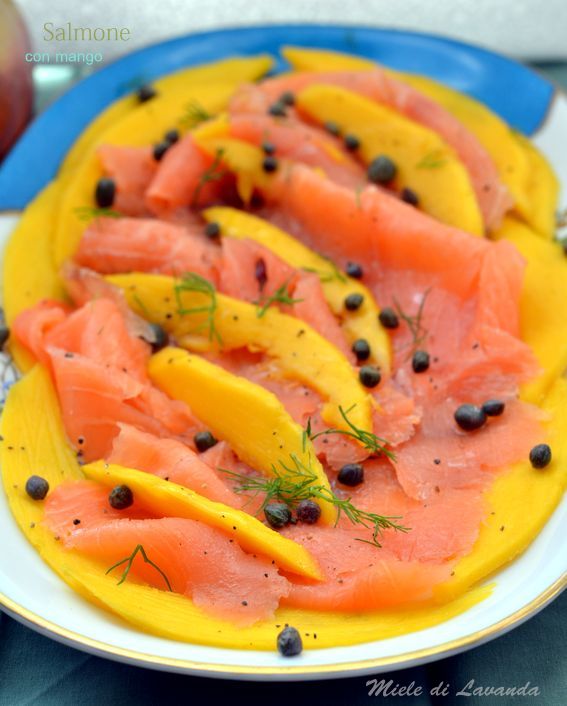 Salmone con mango