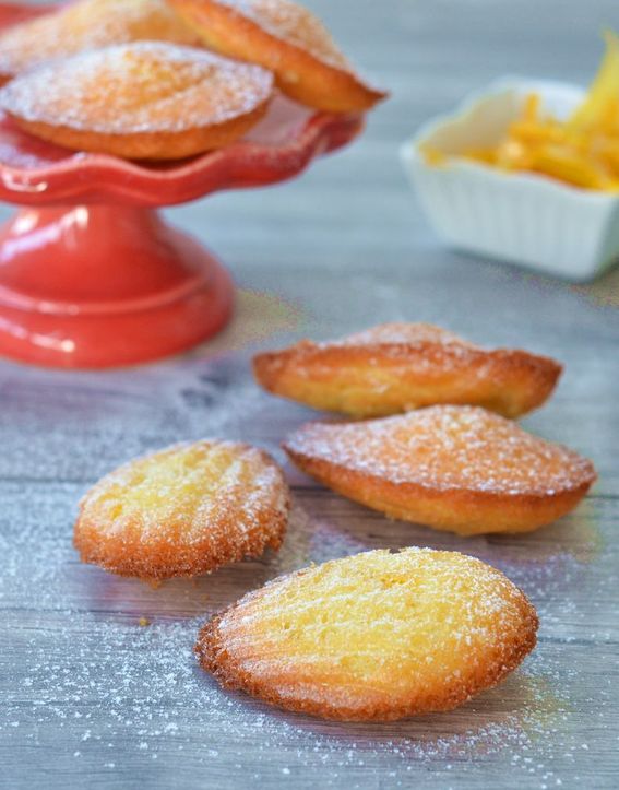 Madeleines leggere al profumo di arancia caramellata