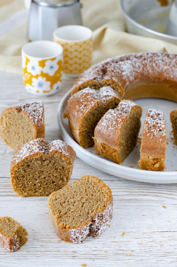 Ciambella di semola al caffè senza burro